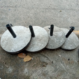 Đế dù bê tông đá mài ống phi 49