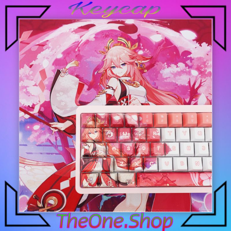 Keycap Gensin Impact chủ đề nhân vật YAE MIKO