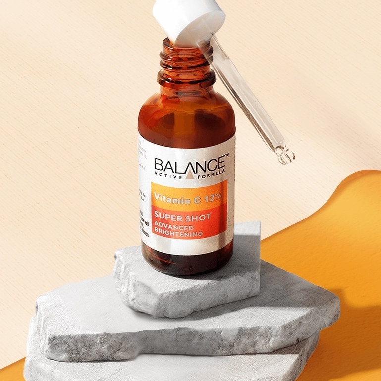 Tinh Chất Balance Active Formula Sáng Da Mờ Thâm Vitamin C 12% Supershot Advanced Brightening Serum 30ml