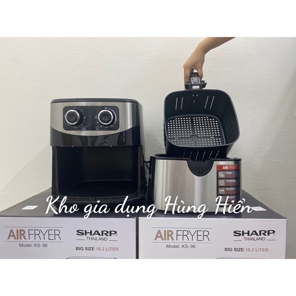 Nồi chiên không dầu Sharp KS-98 ( 10.2L) - Hàng Chính Hãng