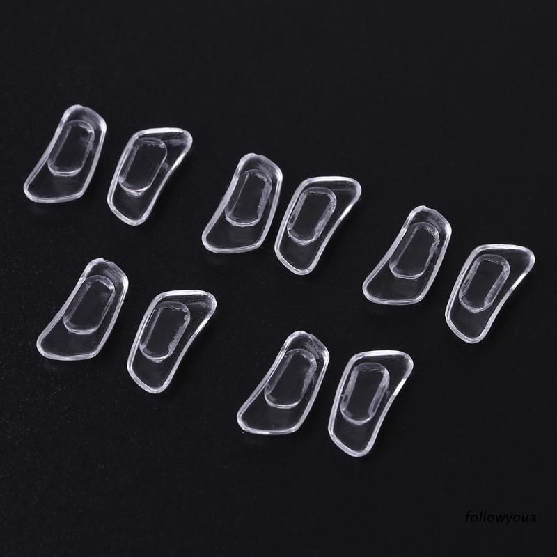 [Hàng mới về] Set 5 cặp đệm mũi mắt kính mát-xa bằng silicon mềm