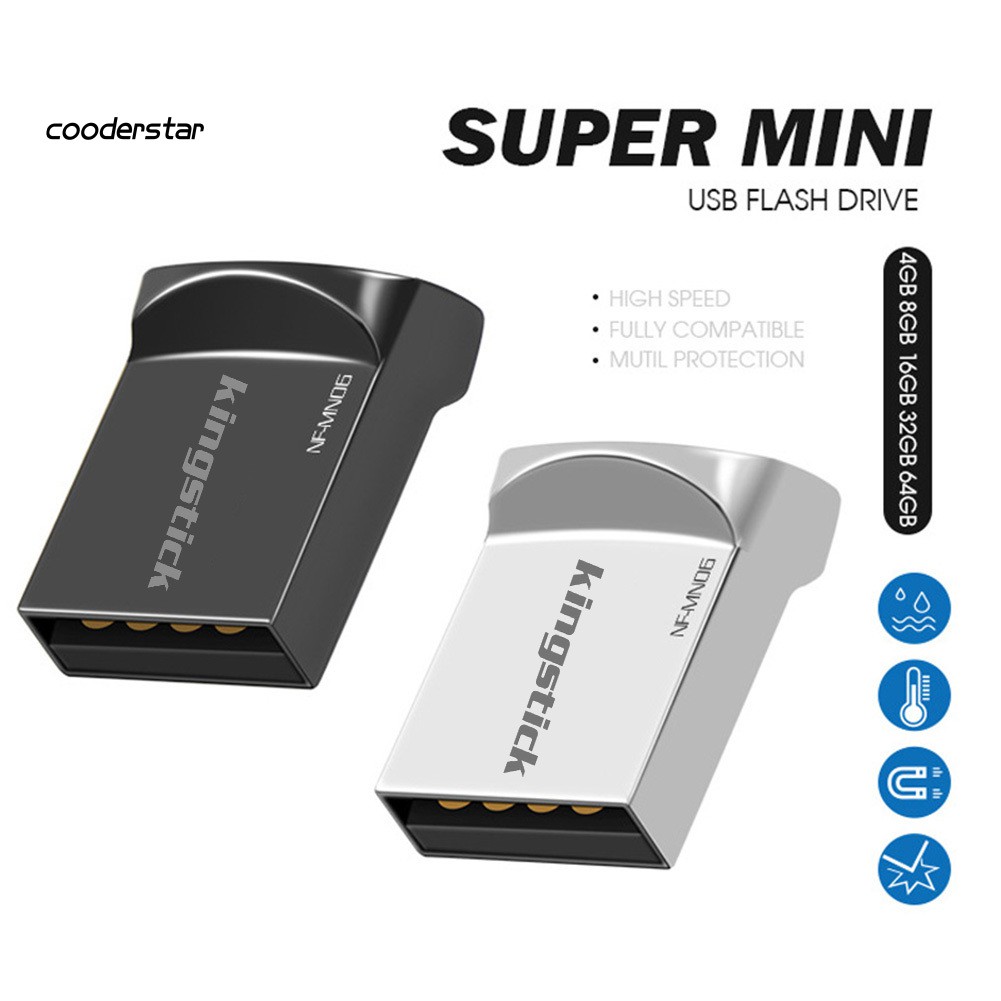 Usb 3.0 Vỏ Kim Loại Chống Nước Wdp Kingstick 2-64gb | BigBuy360 - bigbuy360.vn