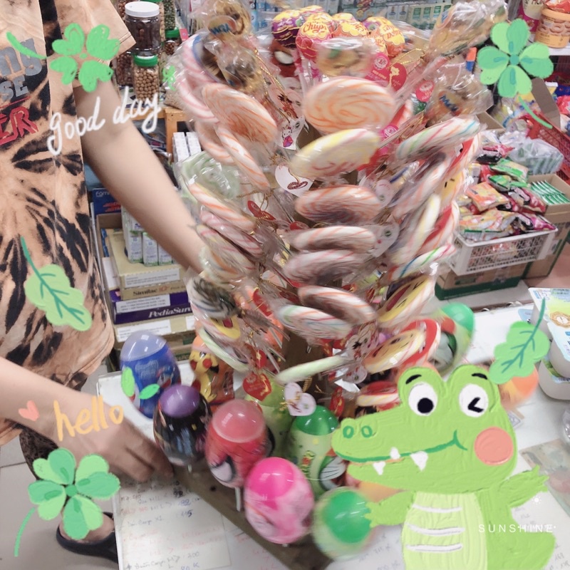 ❤️Kẹo Mút 7 Sắc Cầu Vòng - Giao Màu Ngẫu Nhiên