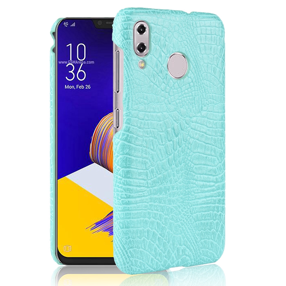 Asus Zenfone 5 ZE620KL ZF620KL X00QD Casing Fashion Crocodile Pattern Hard PC PU Leather Back Cover Zenfone 5z ZS620KL Z01RD Hard Plastic Case Phone Cover