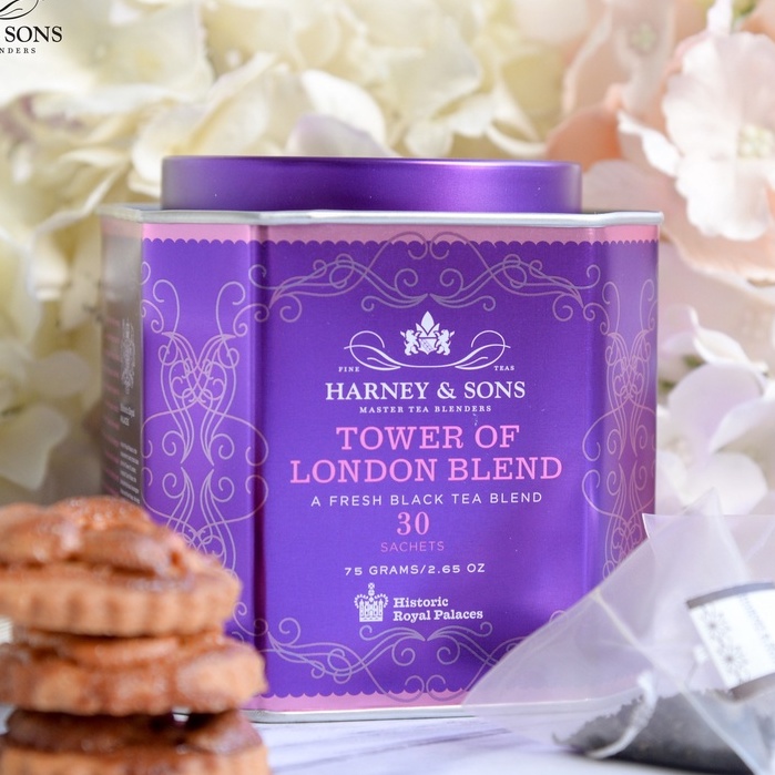 [hàng Mỹ date 2024]Trà bá tước Earl Grey vanilla hương caramel mật quả Tháp London Harney and Sons