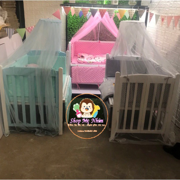 Màn chống muỗi cho cũi, nôi em bé có kèm theo khung  và bán riêng lẻ từng sản phẩm - Bảo Hành 12 tháng