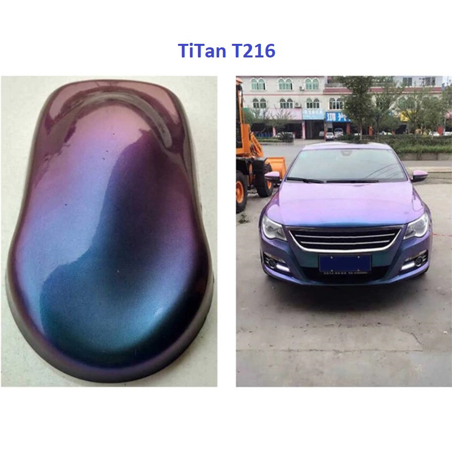 50g Sơn Màu Xanh Dương Titan chuyển Tím theo góc nhìn (3D-9937)