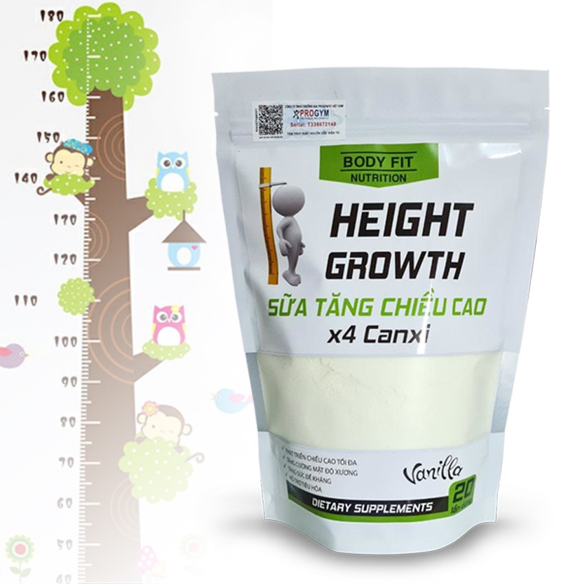 Sữa Tăng Chiều Cao X 4 Canxi HEIGHT GROWTH 500g