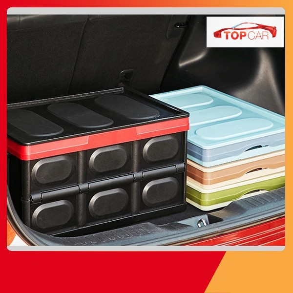 ⚡️FREESHIP 50K⚡️Hộp Đựng Đồ Tiện Dụng Có Thể Gập Gọn Chịu Sức Nặng Đến 56Kg Để Đồ Cốp Sau Ô Tô
