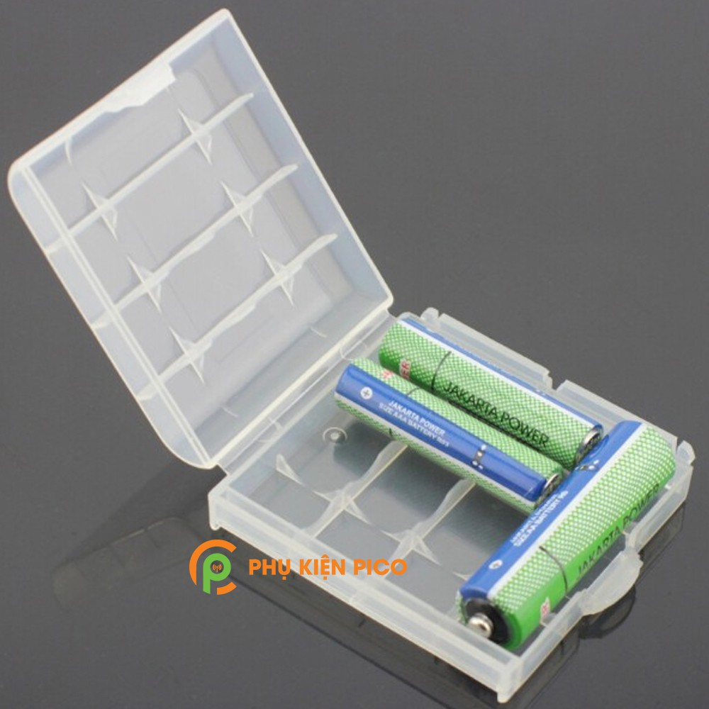 Hộp đựng Pin sạc AA/AAA - Hộp bảo vệ Pin bằng nhựa PP cao cấp