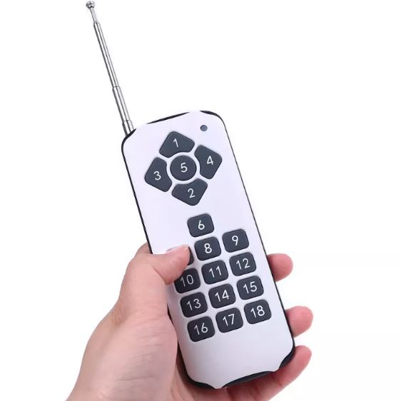 Tay Remote điều khiển từ xa 18 kênh (18 nút), tần số 315Mhz, 433Mhz