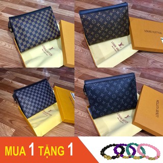 Clutch cầm tay Louis Vuitton da thật size 26