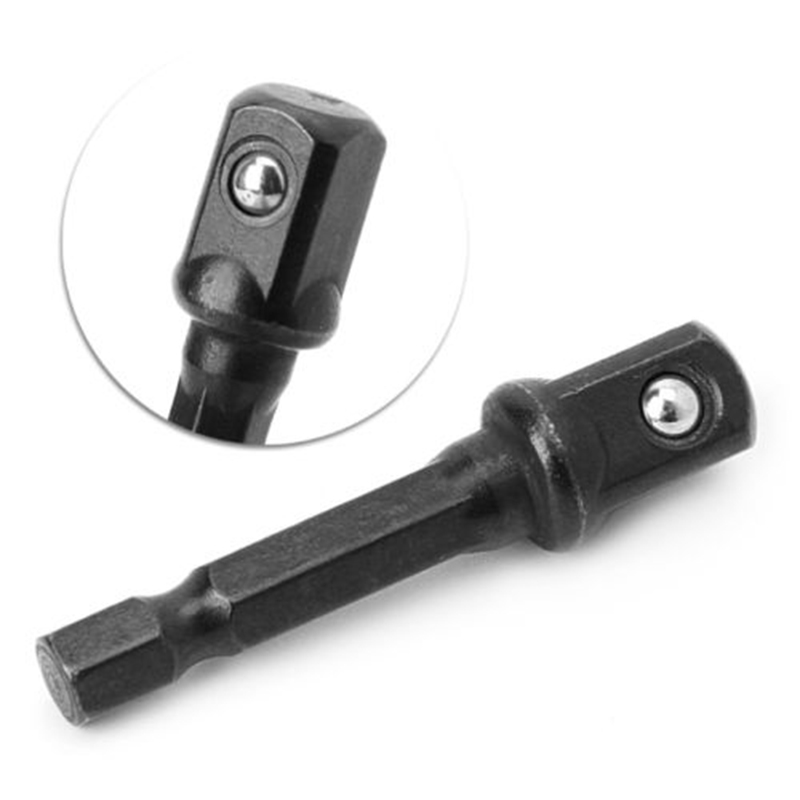 Set 5 phụ kiện chuyển đổi ổ cắm Hex sang 1/4&quot; 3/8 1/2 inch Ratchet bit cho tua vít