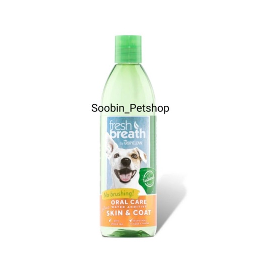473ml - Nước vệ sinh răng miệng TropiClean đủ vị cho Chó Mèo đủ vị - TropiClean Fresh Breath Oral Care Water Additive