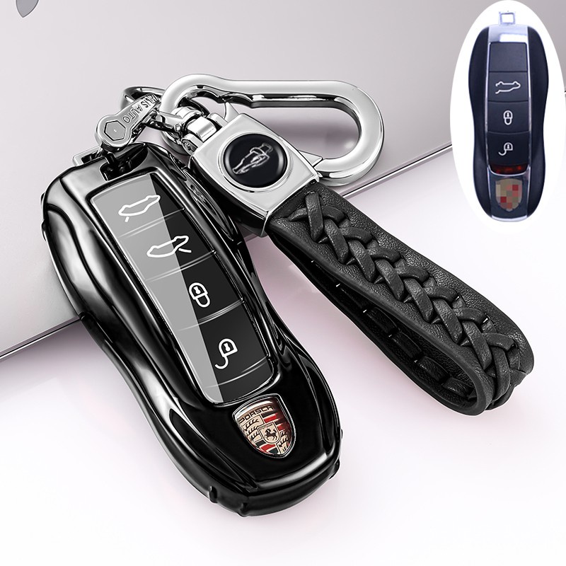 Vỏ Bảo Vệ Chìa Khóa Xe Hơi Porsche Cayenne macan 911 Panamera 718 Macro