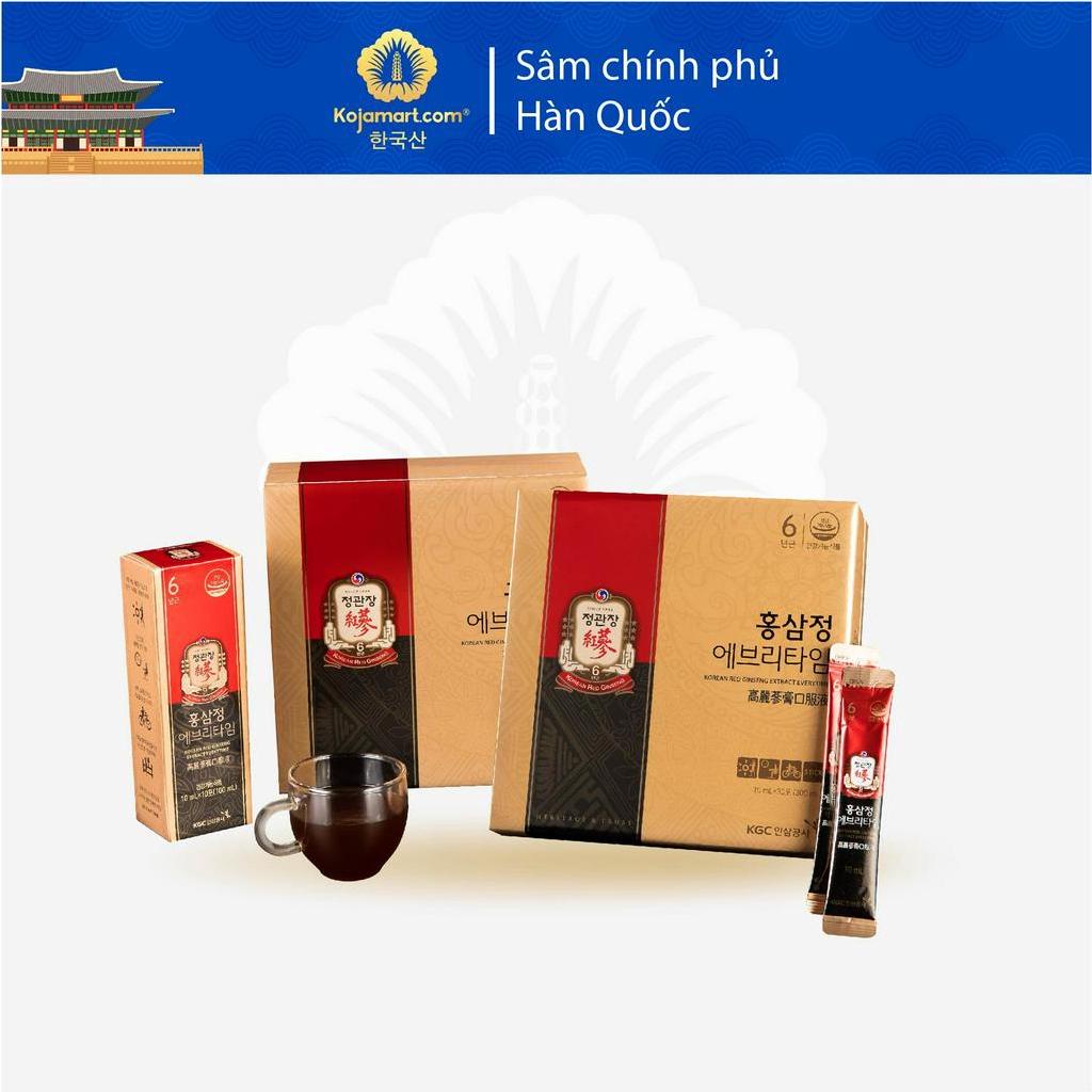 Tinh Chất Hồng Sâm Hàn Quốc KGC Jung Kwan Jang Everytime Original 10ml x 30 gói