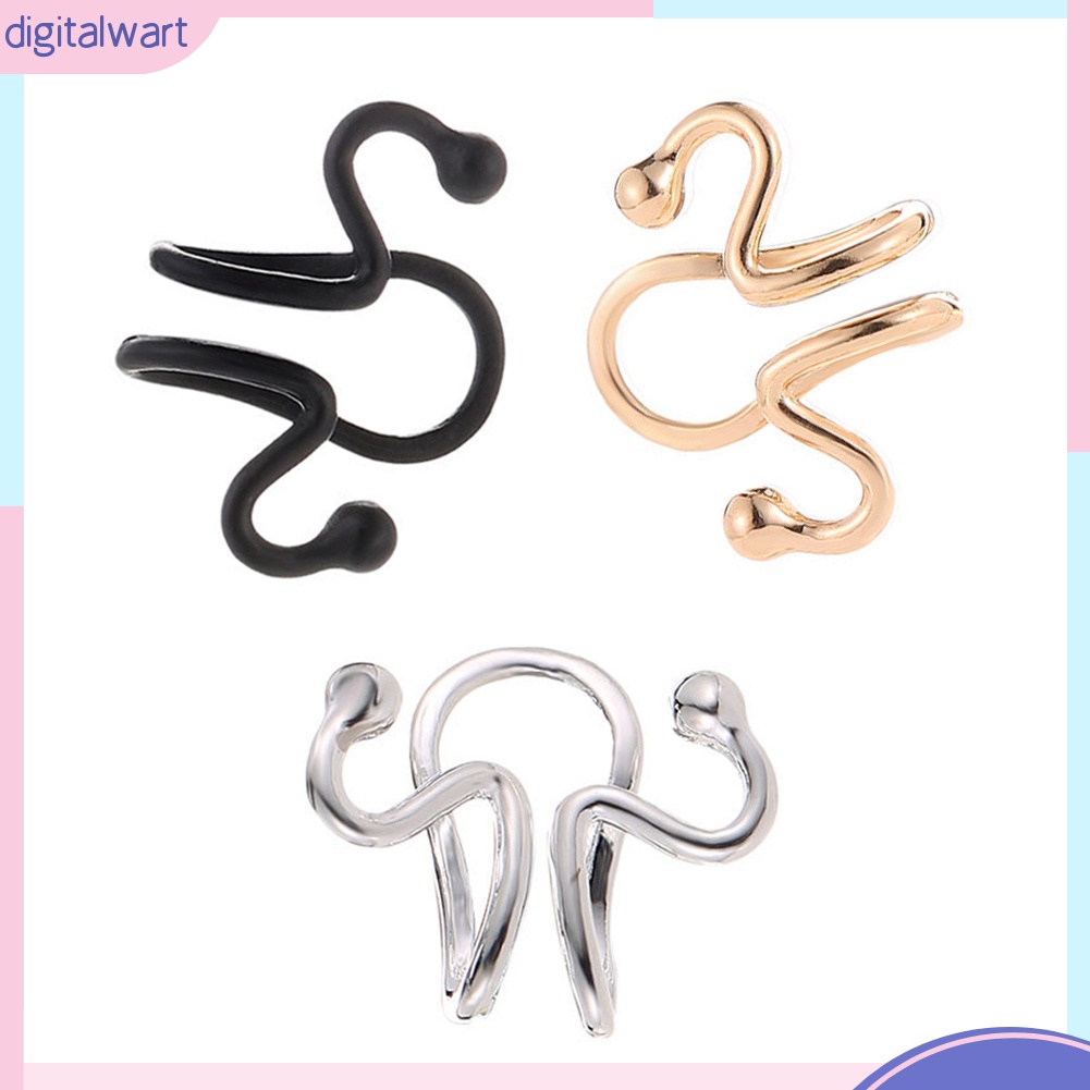 Khuyên Kẹp Vành Tai Kiểu Dáng Đơn Giản Thanh Lịch Dành Cho Nữ