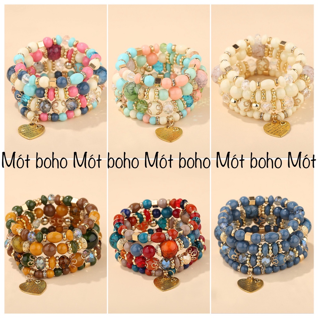 Vòng tay MÓT BOHO cá tính, thời thượng