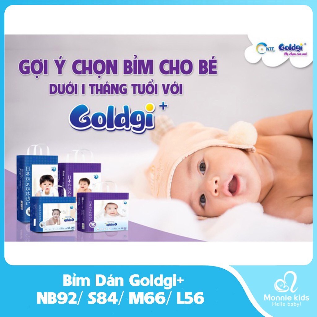 BỈM GOLDGI NHẬT TÃ DÁN NB92/S84/M66/L56