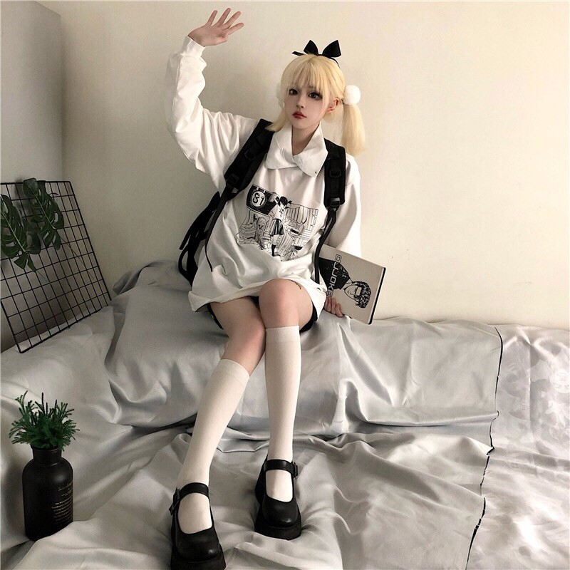 ÁO SWEATER 💕[Có Ảnh + Video Thật]💕 CỔ CAO TAY PHỒNG 💕 KIỂU DÁNG HOẠT HÌNH ANIME ✨ PHONG CÁCH NHẬT BẢN CỰC XINH