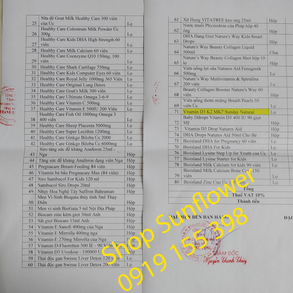 Vitamin D3 Mk7 Đức 15mg tăng hấp thụ canxi giúp phát triển chiều cao cho bé