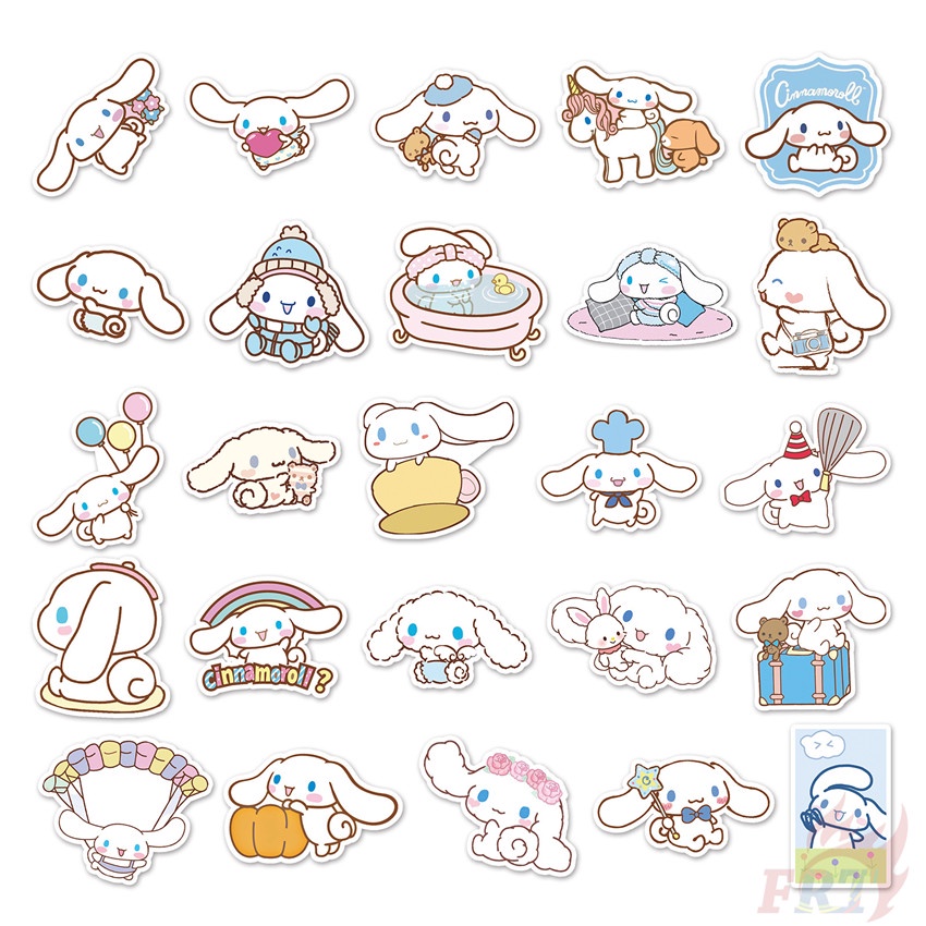 100Pcs/Set ❉ Cinnamoroll Series B Stickers ❉ Sanrio Character Waterproof DIY Fashion Decals Doodle Stickers