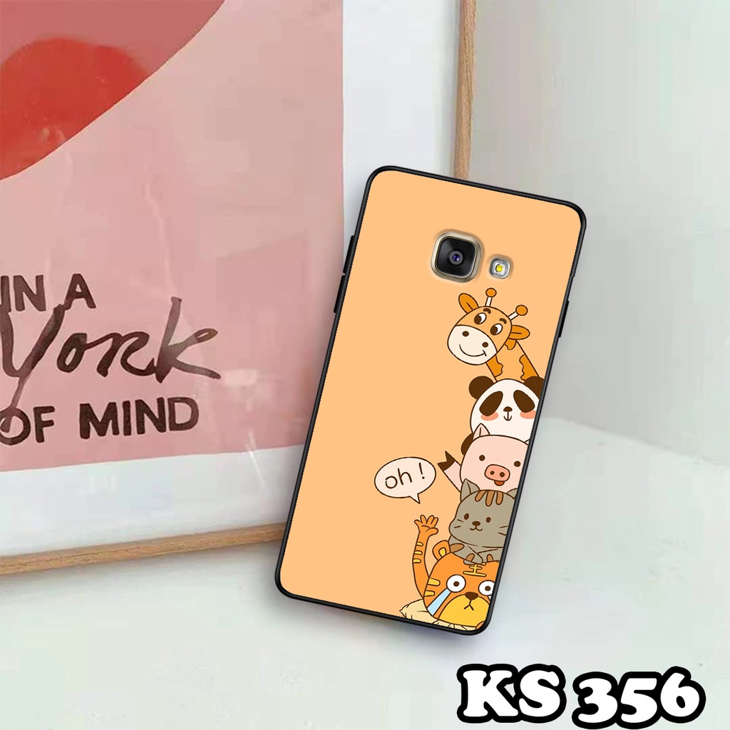 Ốp lưng Samsung A7 2016 - A5 2016 - A3 2016 - Ốp in hình Cat&amp;Bear đáng yêu - Chất liệu TPU siêu bền, bảo vệ máy