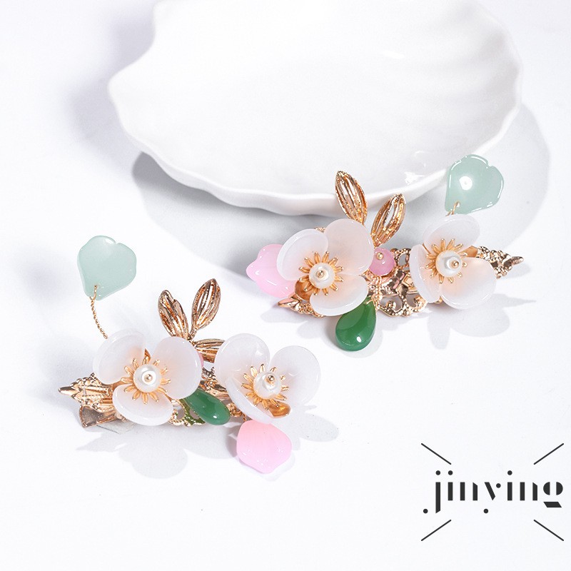 GETNOIVAS 1 Set Phụ Kiện Trang Trí Tóc Cho Cô Dâu Kiểu Trung Quốc