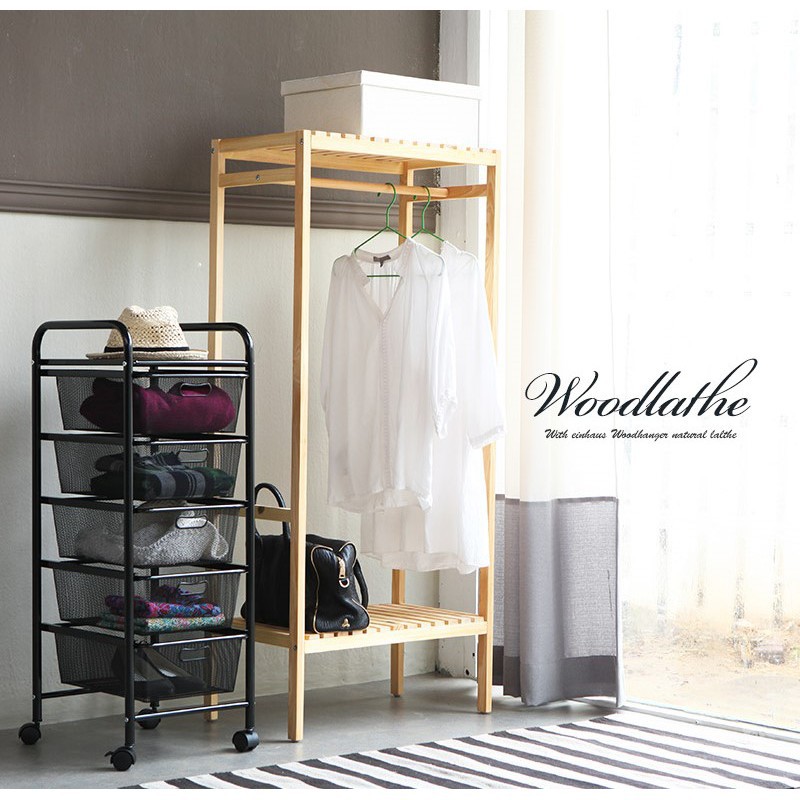 TỦ TREO QUẦN ÁO GỖ THÔNG NHẬP KHẨU - MÀU TỰ NHIÊN - SIZE 60 X 150 CM
