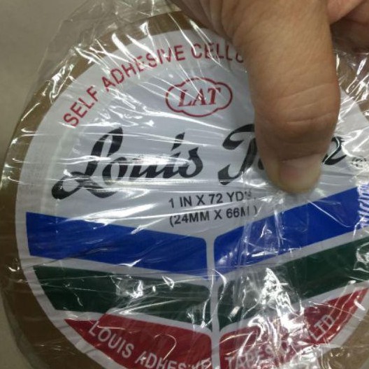 KTS (Trung tâm văn phòng phẩm) Băng trong suốt Louis 1 "x72 yds Lõi lớn