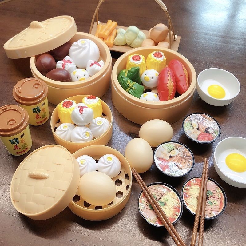 Bộ Đồ Chơi Nấu Ăn Dimsum 84 Chi Tiết Cho Bé / Set Đồ Chơi Dimsum