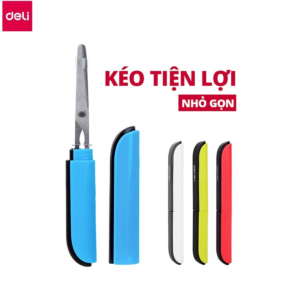 Kéo mini đậy nắp Deli W0600