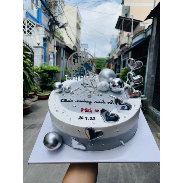 Bánh sinh nhật/bánh kem đơn giản dễ thương