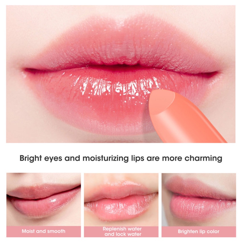 Son Dưỡng Môi Dạng Thạch Chiết Xuất Đào Tự Nhiên Chống Lão Hóa Và Nếp Nhăn