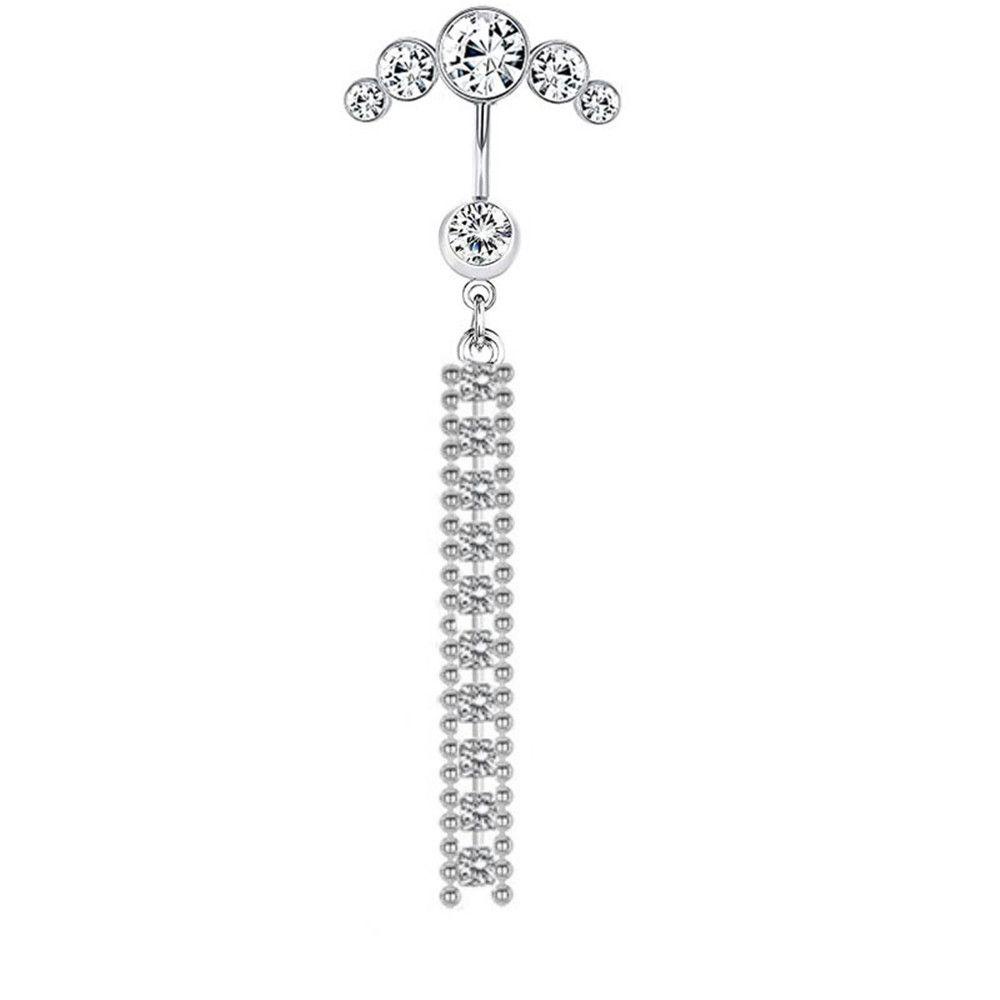 Khuyên Rốn Đính Đá Lấp Lánh Thời Trang