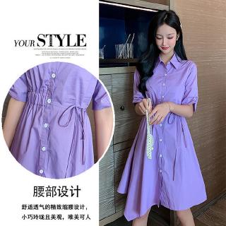 Đầm Midi Màu Tím Thời Trang Mùa Hè