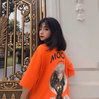💭Áo Thun Form Rộng Moon Tím
