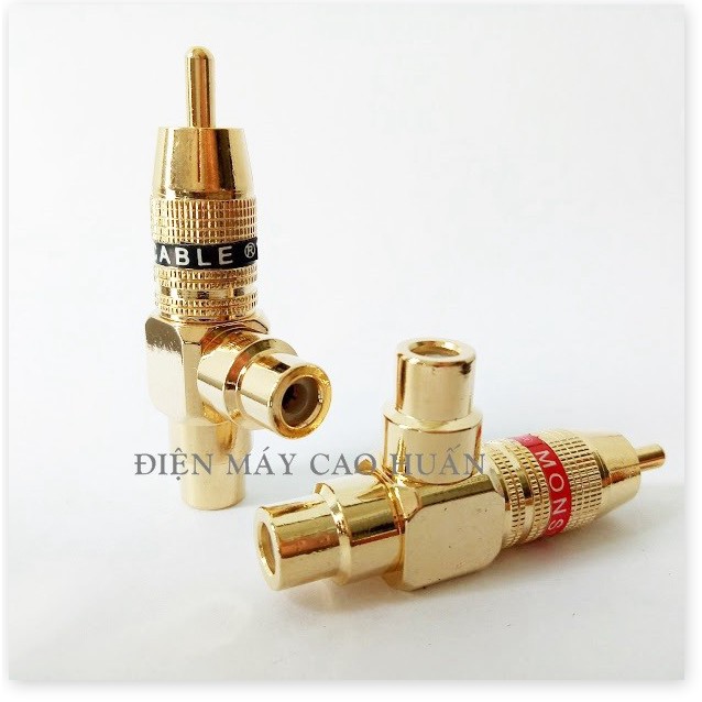 1 cái Jack chia AV 1 ra 2 monster chữ T