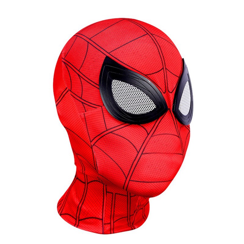 Mặt nạ hóa trang VẢI TRÙM ĐẦU SpiderMan Người Nhện ĐỎ và găng tay Nhện đồ chơi hóa trang Avengers Cosplay Halloween sinh