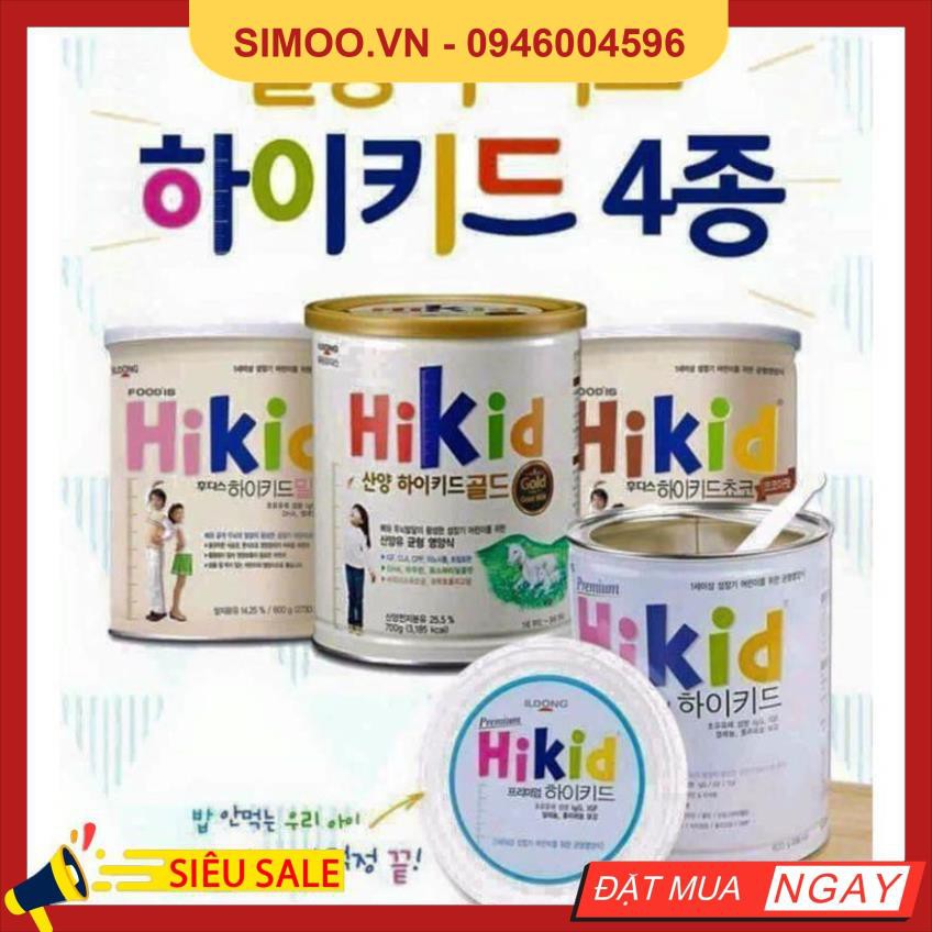 💥 ⚡ SẢN PHẨM CHÍNH HÃNG 💥 ⚡ [ Giá Sỉ ] Sữa Dê Hikid Nội Địa Hàn Quốc, Hộp 700gr 💥 ⚡