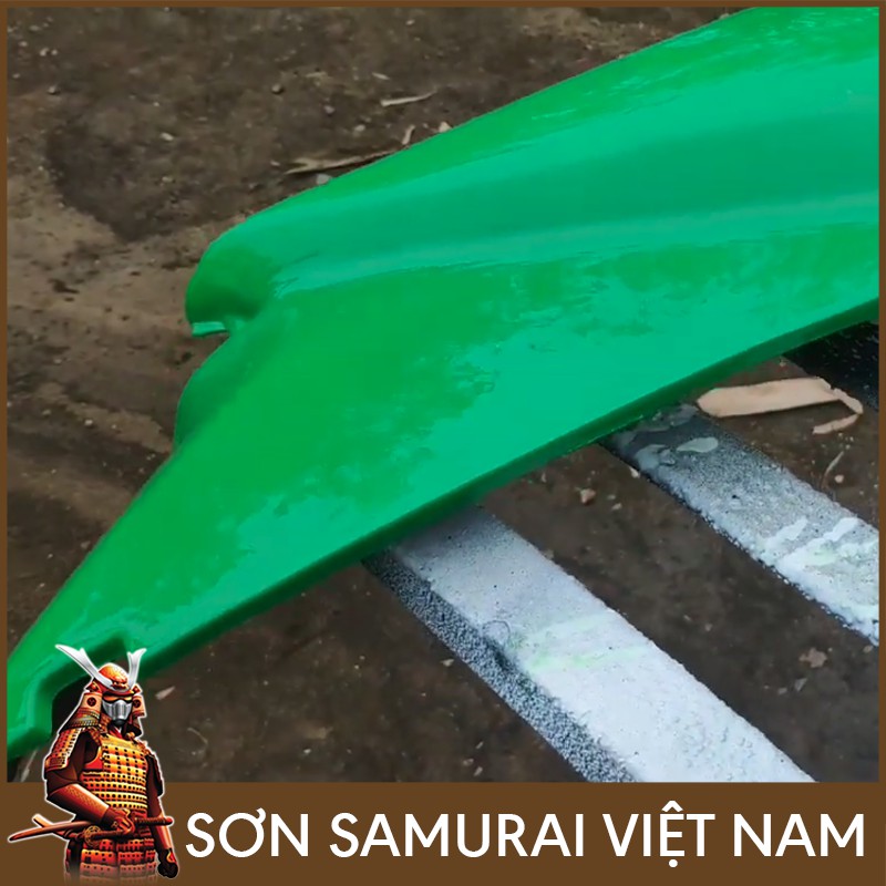 Màu Xanh Lá 165 Sơn Samurai Việt Nam - Combo Son Xit Samurai Màu Xanh 165