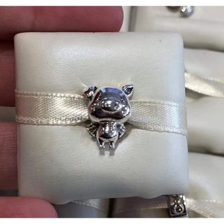 Charm heo bay dễ thương - bạc 925