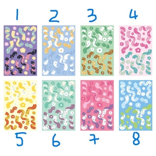 Sticker Xoắn Trang Trí Sổ/ Toploader
