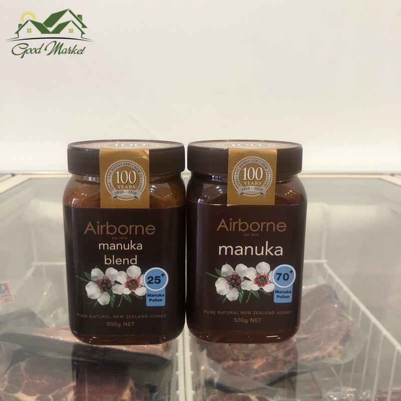 MẬT ONG MANUKA AIRBORNE 25+/70+ 500G