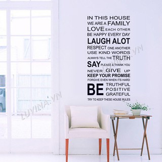 Decal dán tường trang trí phòng khách, phòng ngủ, phòng ăn,quán cafe - Chữ động lực