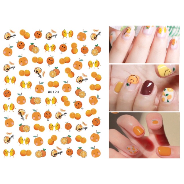 STICKER cam trang trí nail