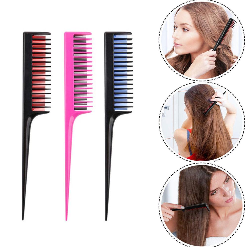AROMA Lược Chải Tóc 3 Răng Chuyên Dụng Tạo Kiểu Tóc