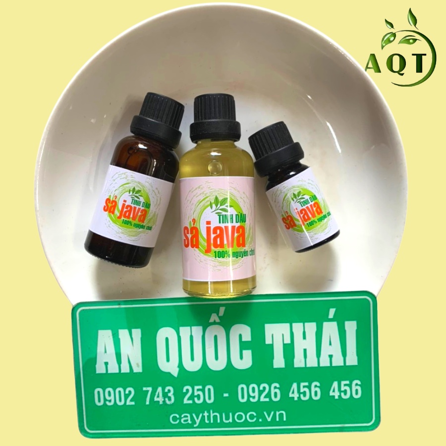 Tinh Dầu Sả Java Nguyên Chất Thảo Dược An Quốc Thái, Xông Thơm Phòng, Diệt Khuẩn, Phòng Cảm Cúm