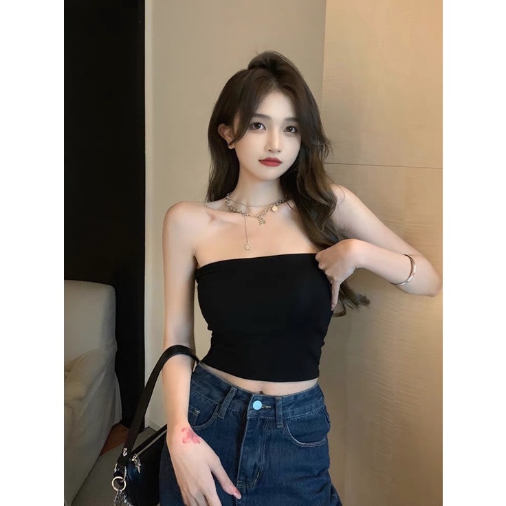 Áo Ống Croptop PINKSTORE29 Dáng Ôm Body A5207