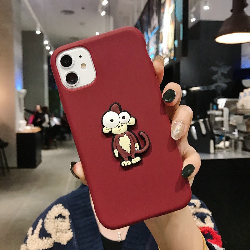 Ốp lưng Huawei Y9 Y9S Y7 Y6 P30 Nova 2i 3i 5T 7i Lite Pro Prime 2018 2019 Solid color Cute Animals Soft TPU Case